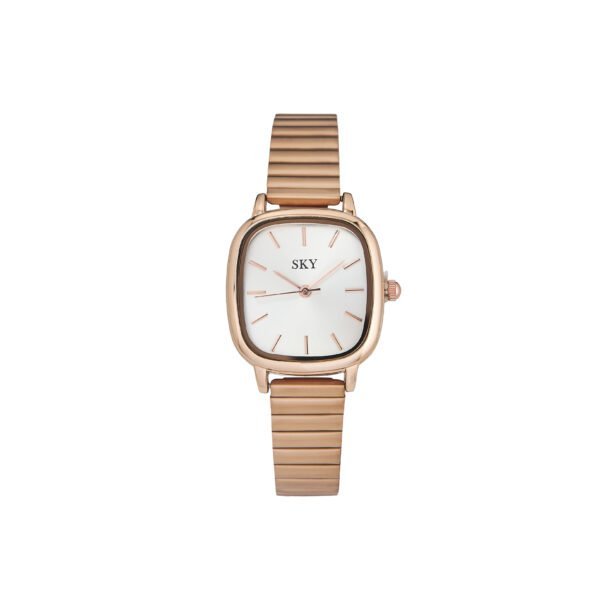 Montre bracelet dorée SKY BIJOUX élégante pour femmes.
