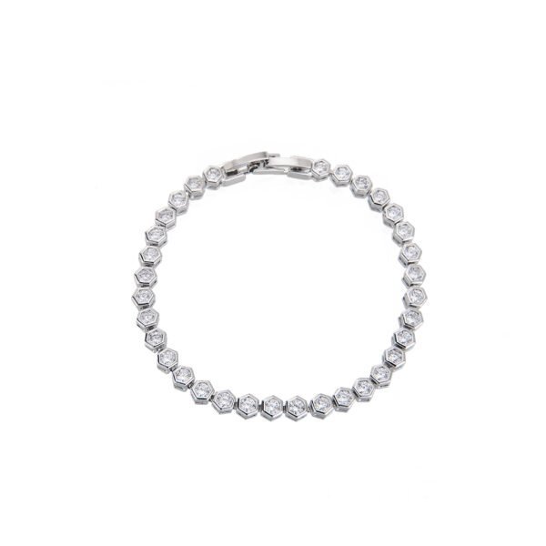 Bracelet en argent et diamants, bijou élégant et sophistiqué SKY BIJOUX.