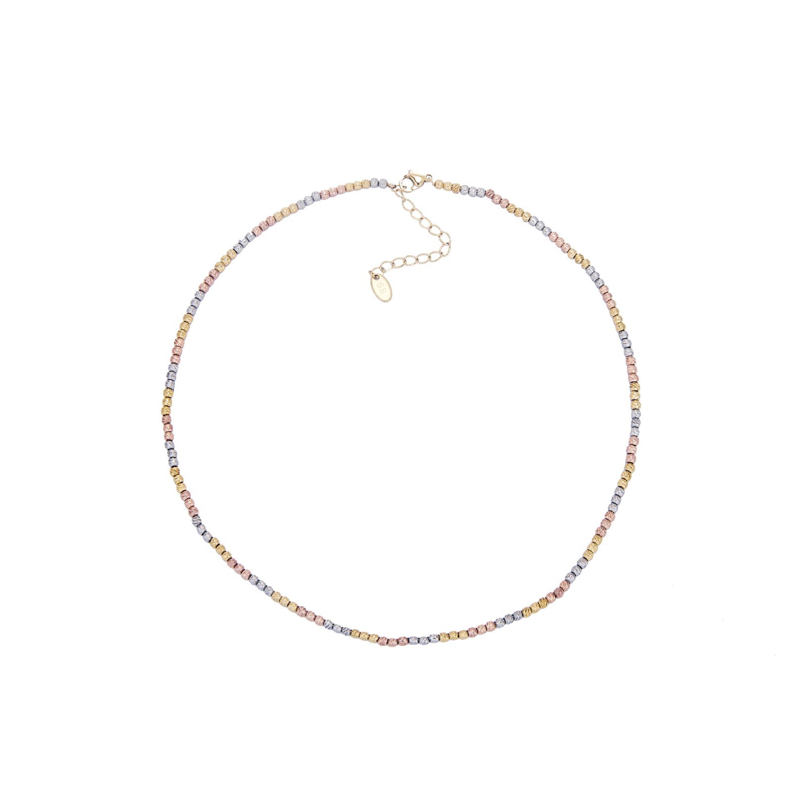 Colier multi-color en acier inoxydable, tendance bijou mode femme SKY BIJOUX.