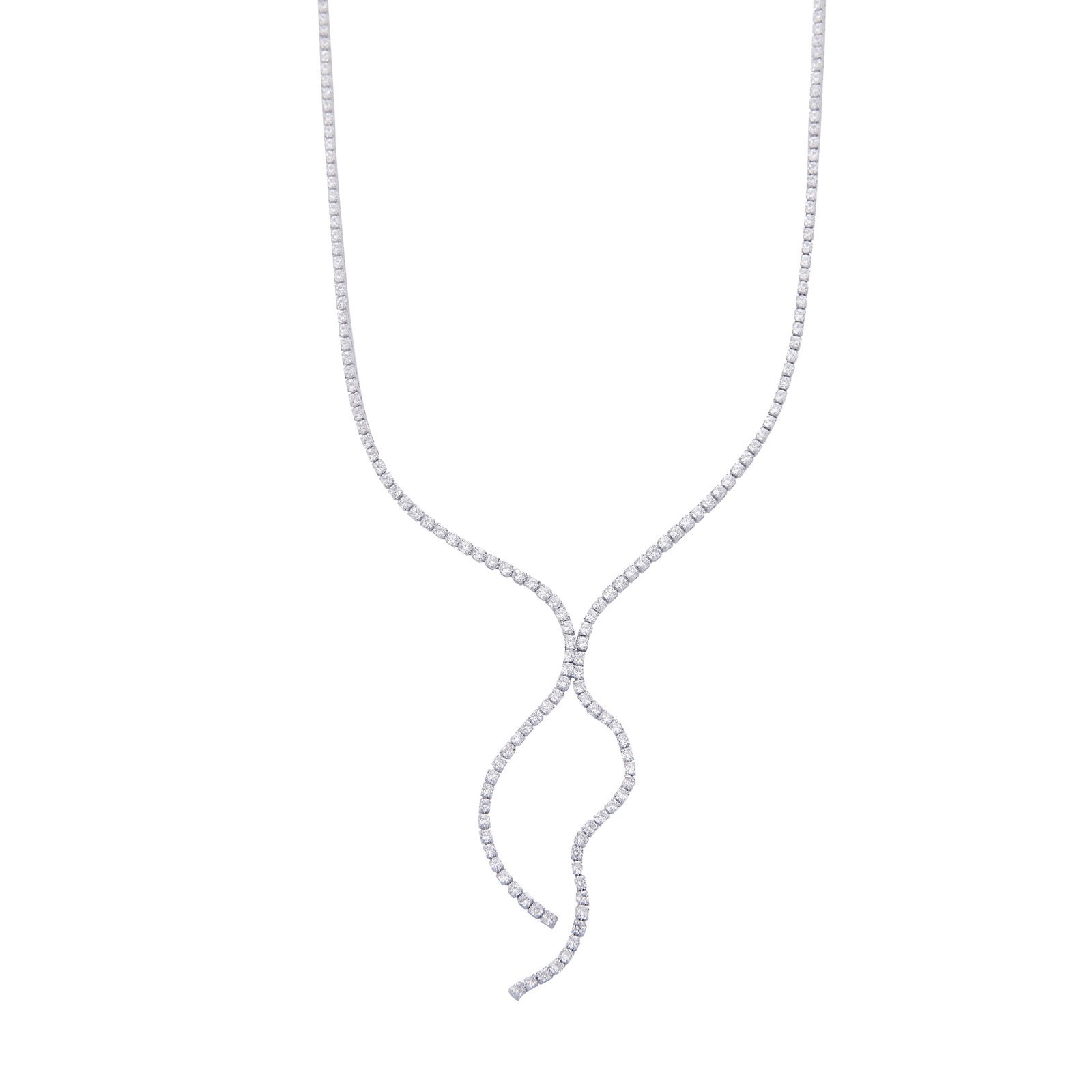 Collier en diamant élégant, bijouterie SKY BIJOUX, luxe et finesse.