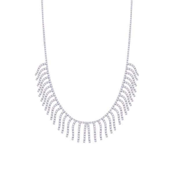 Collier en diamants élégant, bijoux de luxe pour femme, pendentif étincelant SKY BIJOUX.